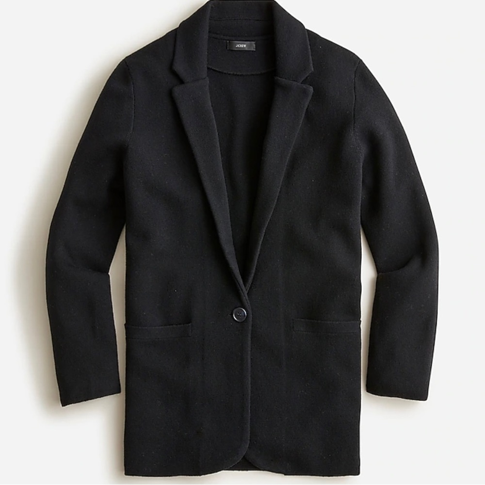 Jcrew Cecile Relaxed Sweater Blazer